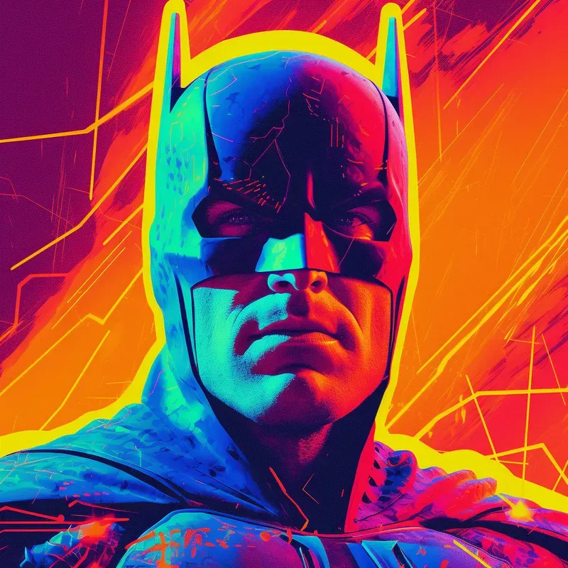 Flashy Neon Portrait Photos