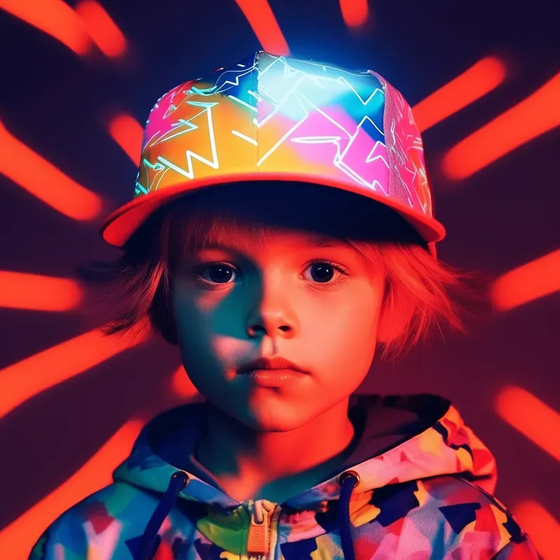 Flashy Neon Portrait Photos