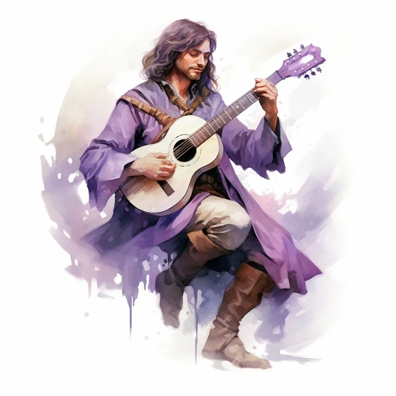 Bard Inspired Fantasy DnD Assets