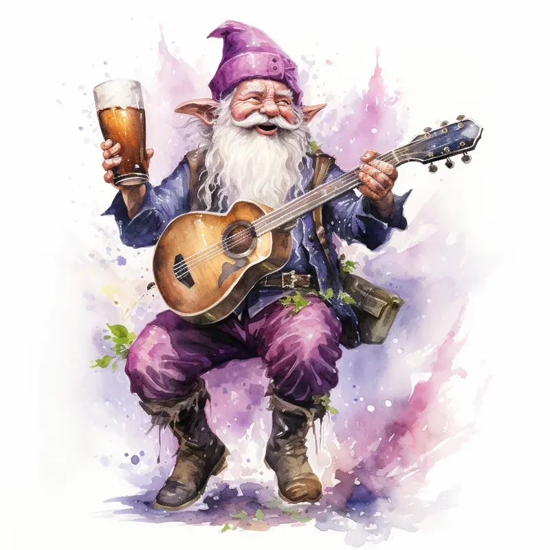 Bard Inspired Fantasy DnD Assets