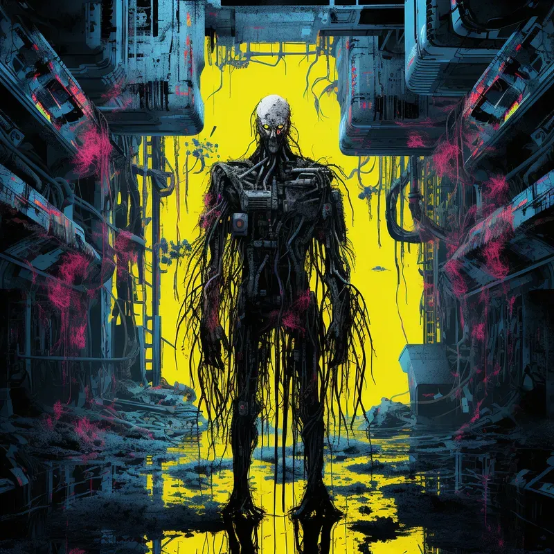 Cyberpunk Horror Apocalyptic Artworks