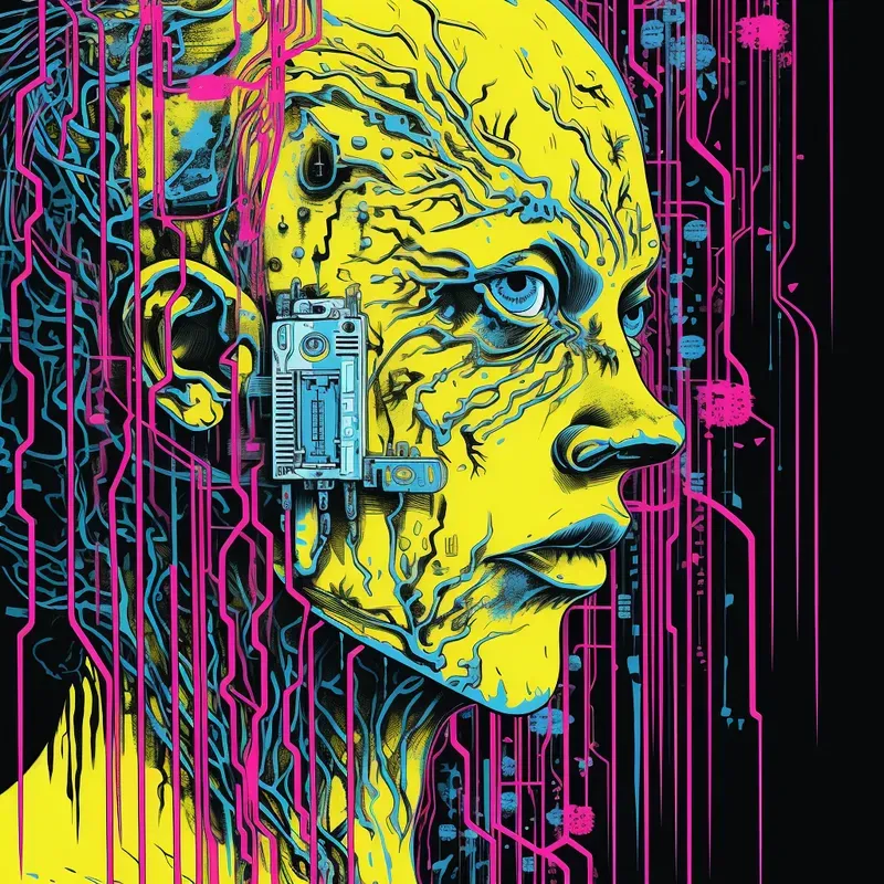 Cyberpunk Horror Apocalyptic Artworks
