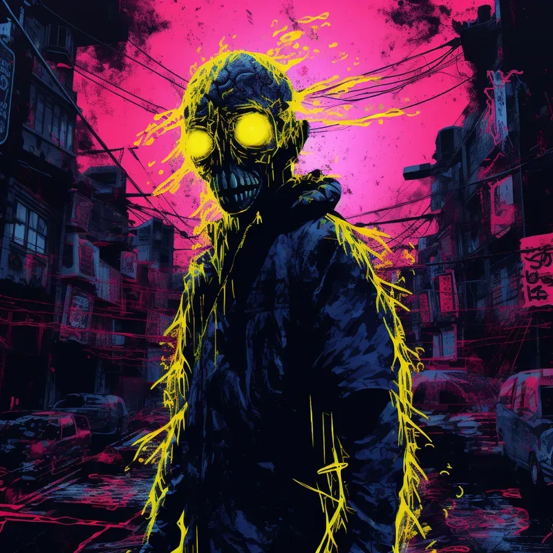 Cyberpunk Horror Apocalyptic Artworks