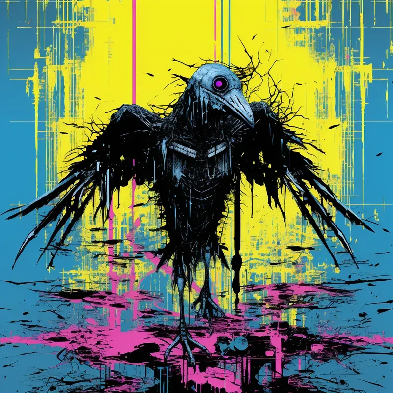 Cyberpunk Horror Apocalyptic Artworks