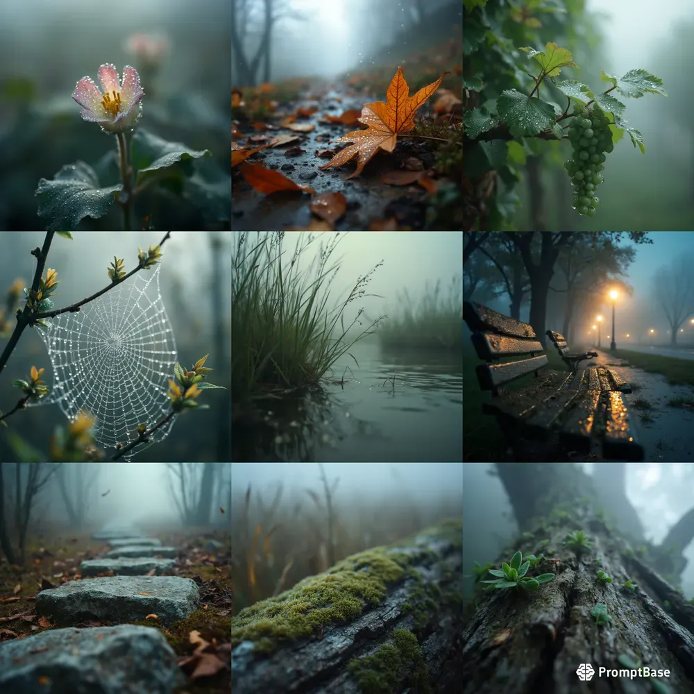 Macro Fog Landscapes