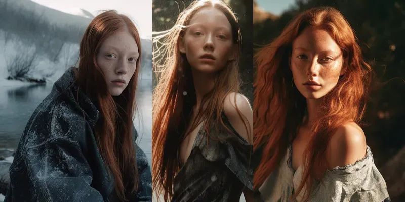Outdoor Portrait Photographs generated by undefined