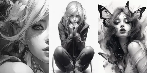Character Illustrations generated by midjourney