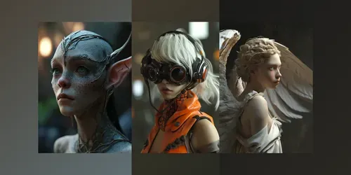 3D Character Modeling generated by midjourney