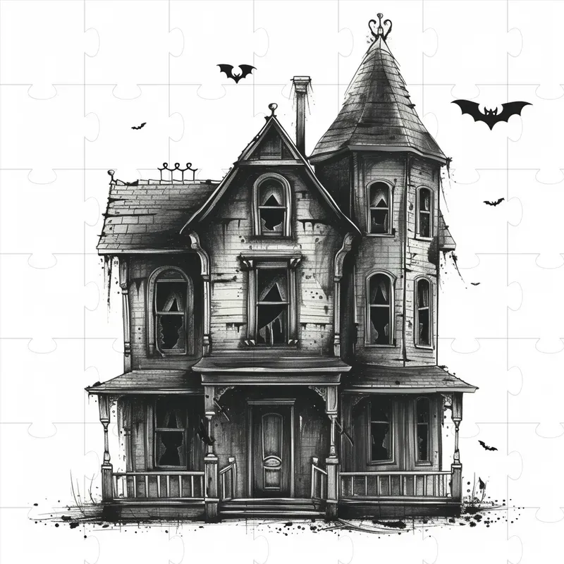 Halloween Engraving Clipart
