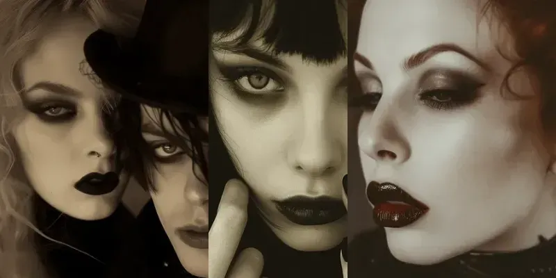 Gothic Beauty Aesthetic generated by undefined