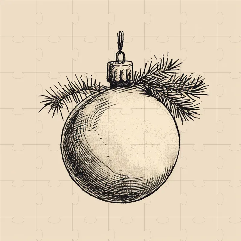 Folk Art Vintage Christmas Sketches