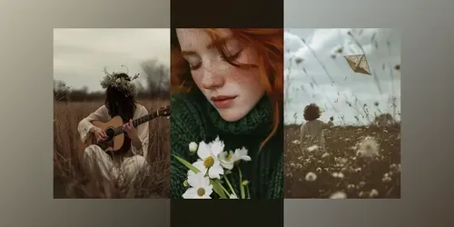 Spring Aesthetics Photographs generated by midjourney
