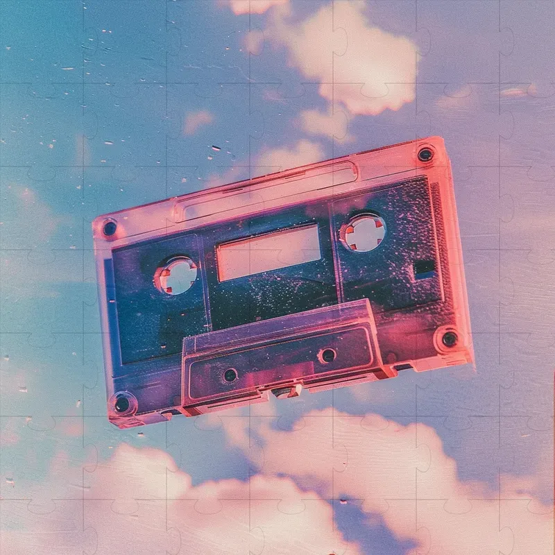 Dreamy Retro Album Cover Art