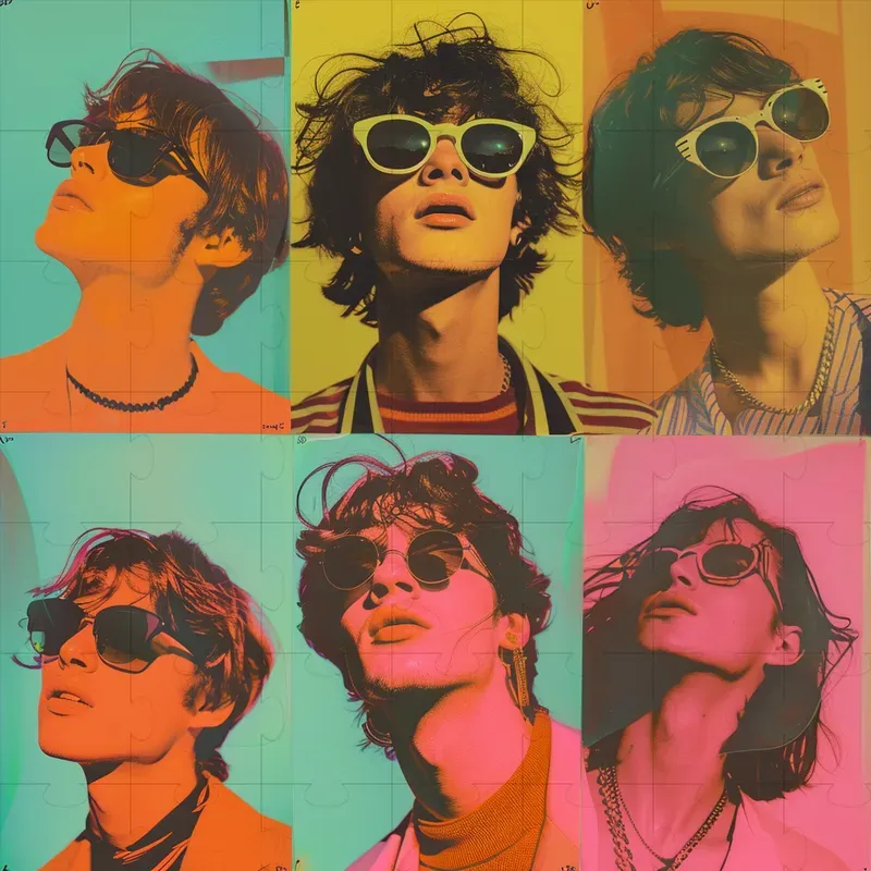 Dreamy Retro Album Cover Art