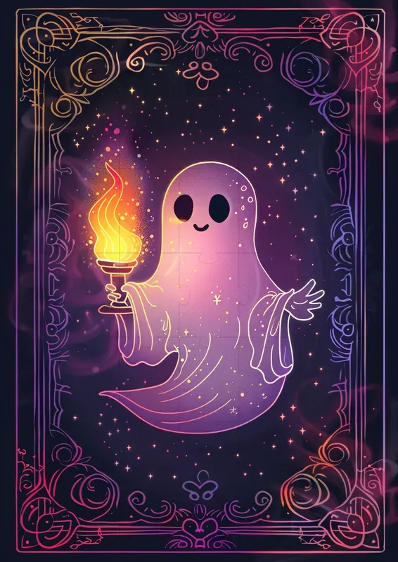 Mystic Neon Tarot Cards