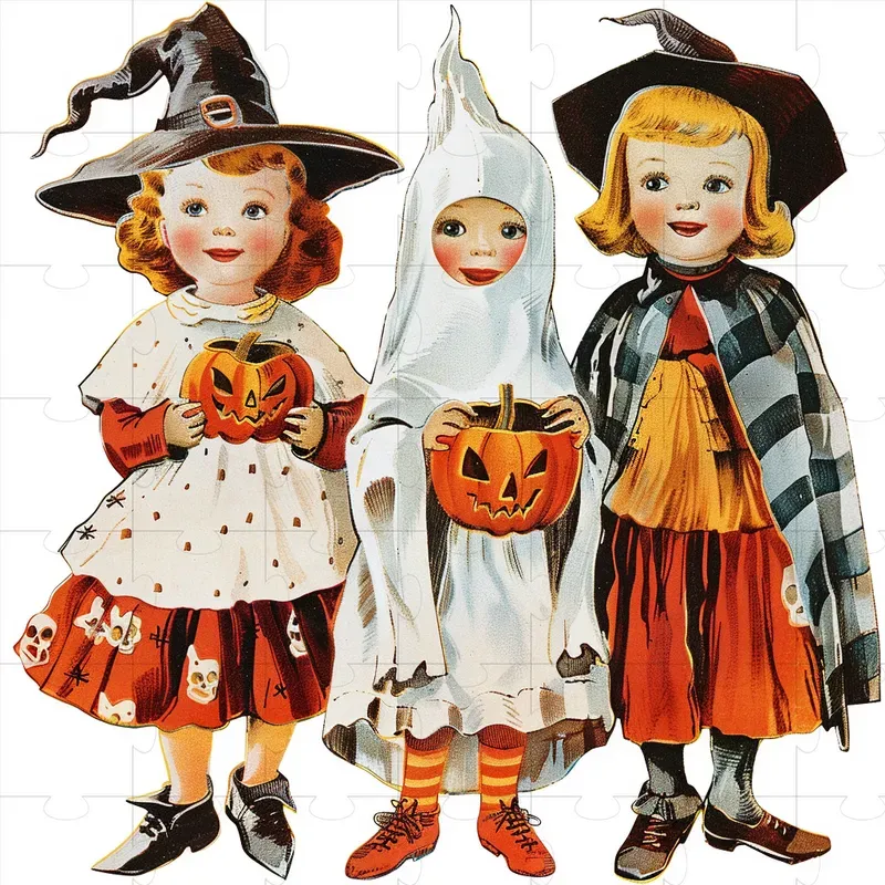 Vintage Halloween Cliparts