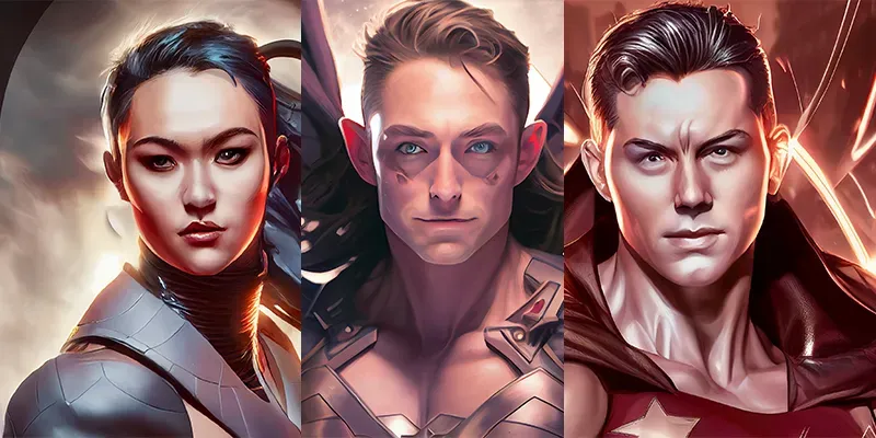 Your Face As A Super Hero generated by undefined