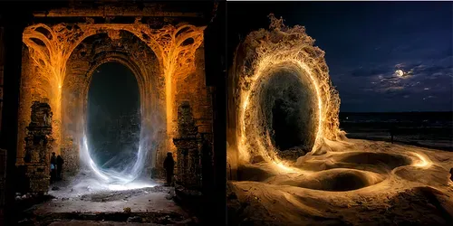 Portals to Another Dimension generated by midjourney