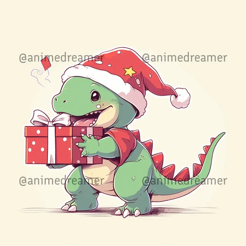 Christmas Style Cute Animals