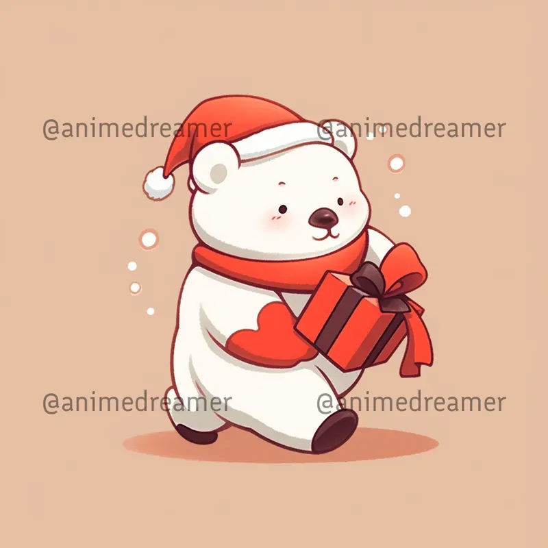 Christmas Style Cute Animals