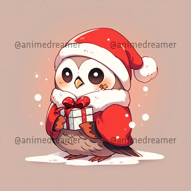 Christmas Style Cute Animals