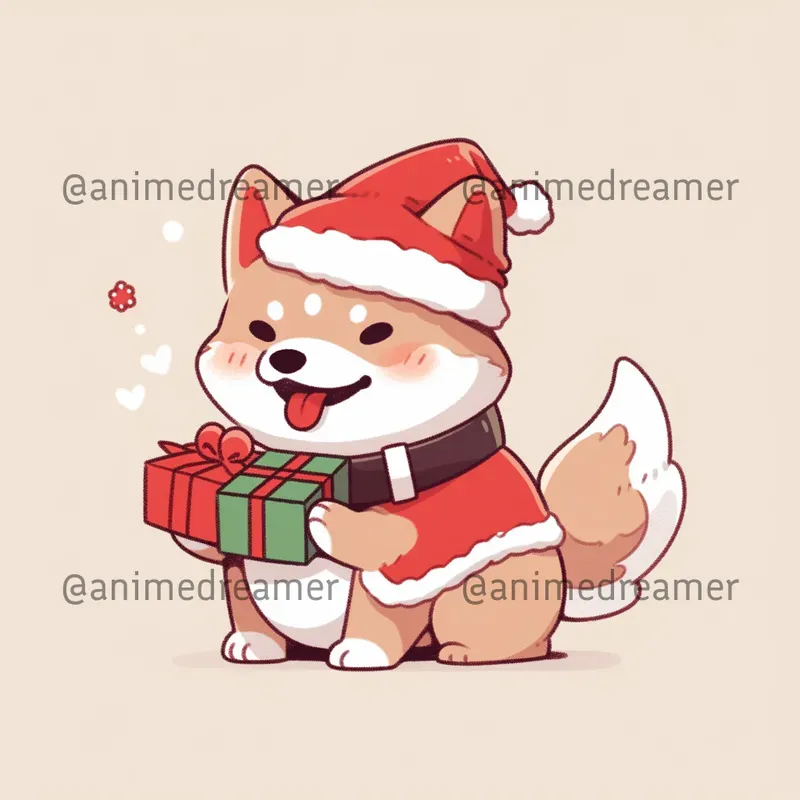 Christmas Style Cute Animals
