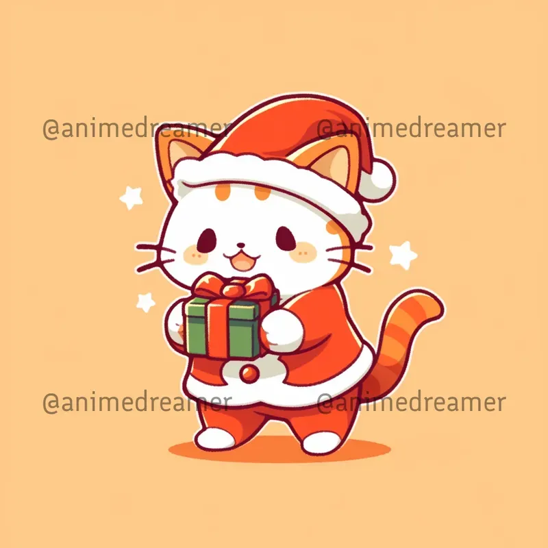 Christmas Style Cute Animals