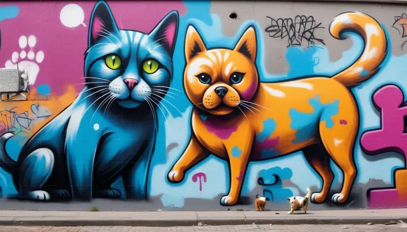 Graffiti Style Urban Vibes