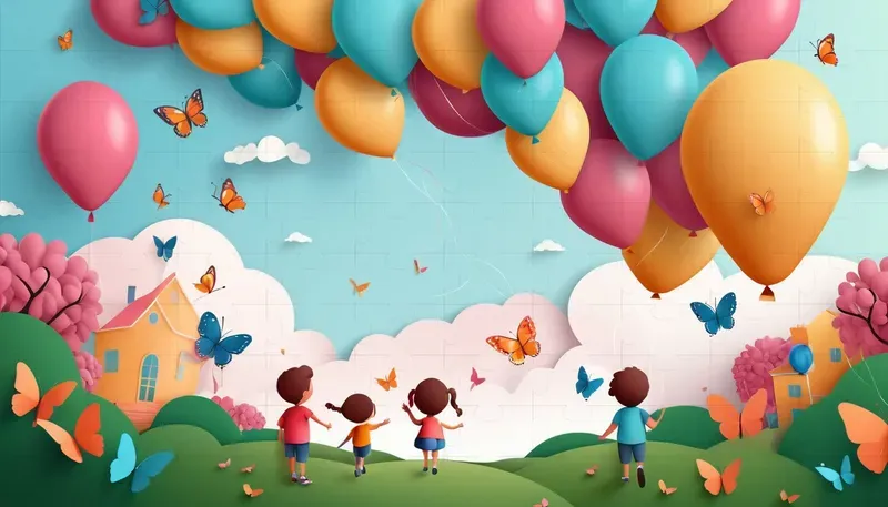 3D Papercut Digital Illustrations