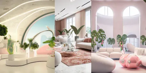Botanical Interior Design generated by dalle