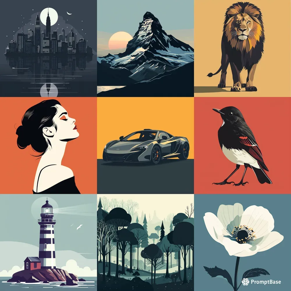 Monochromatic Illustrations