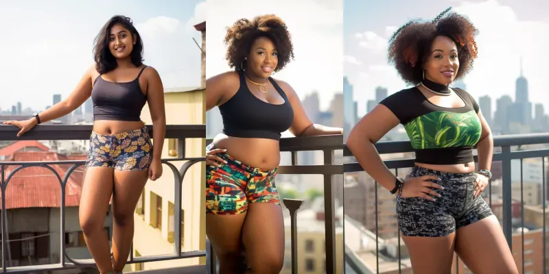 Curvy Girls On The Balconies generated by undefined