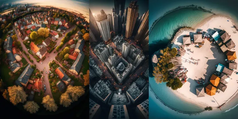Top View Cities generated by undefined
