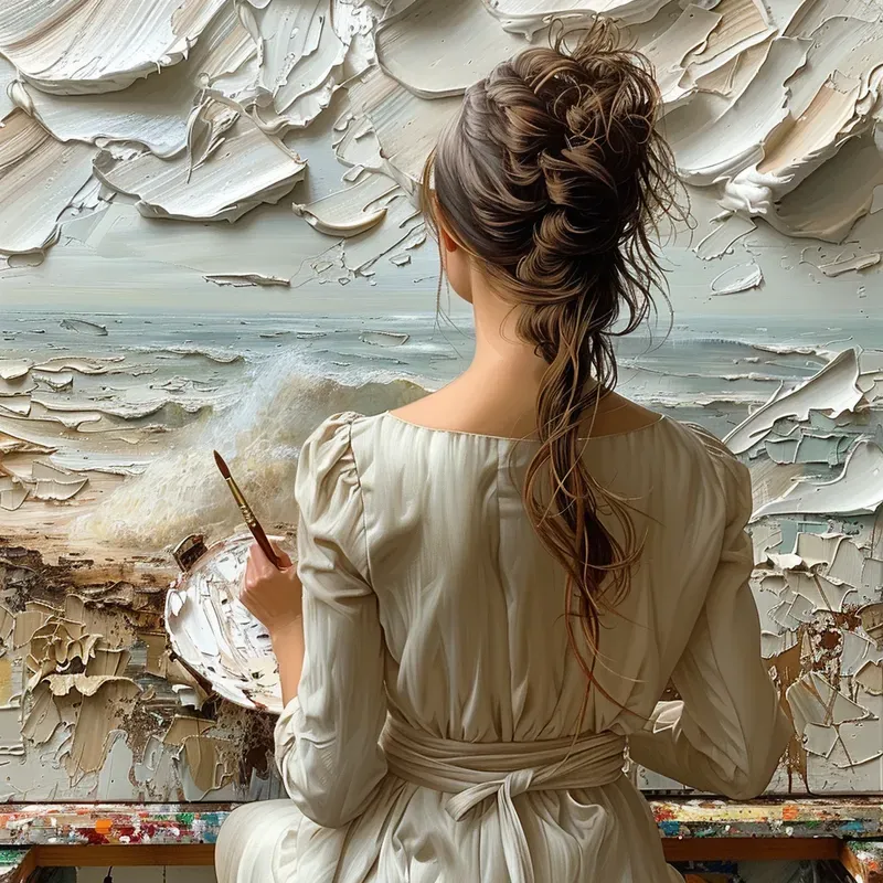 Mesmerising Palette Knife Paintings