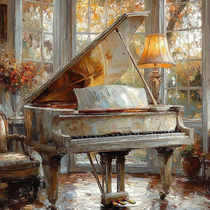 Vintage Palette Knife Paintings