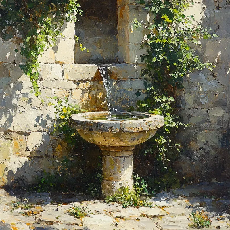Vintage Palette Knife Paintings