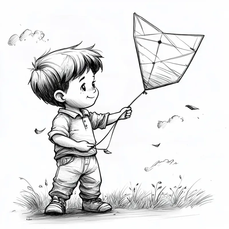 Line Art Illustrations For Coloring Books