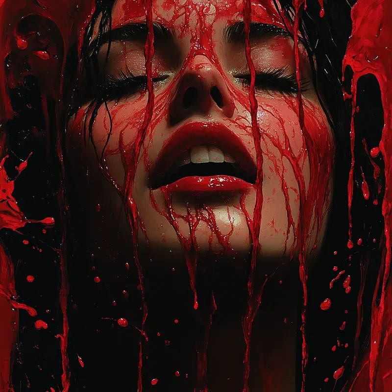 Dramatic Blood Art