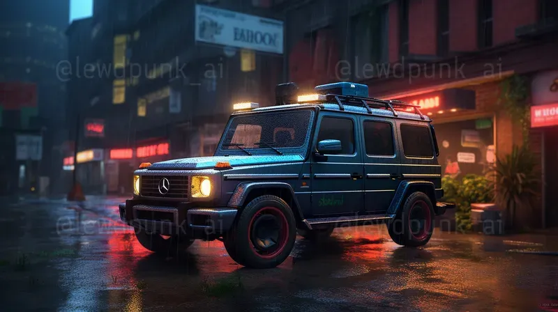 Your Cars In A Cyberpunk World