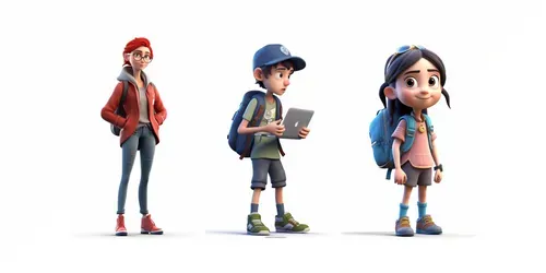 Cartoonish Character Designs generated by midjourney