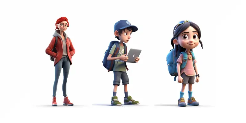 Cartoonish Character Designs generated by undefined