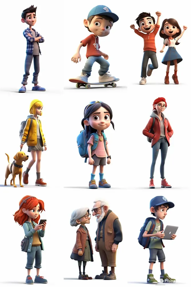 Cartoonish Character Designs