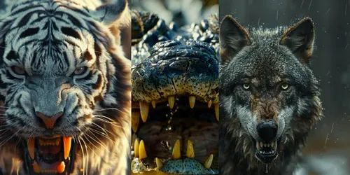 Stunning Wild Animals 3D Images generated by midjourney