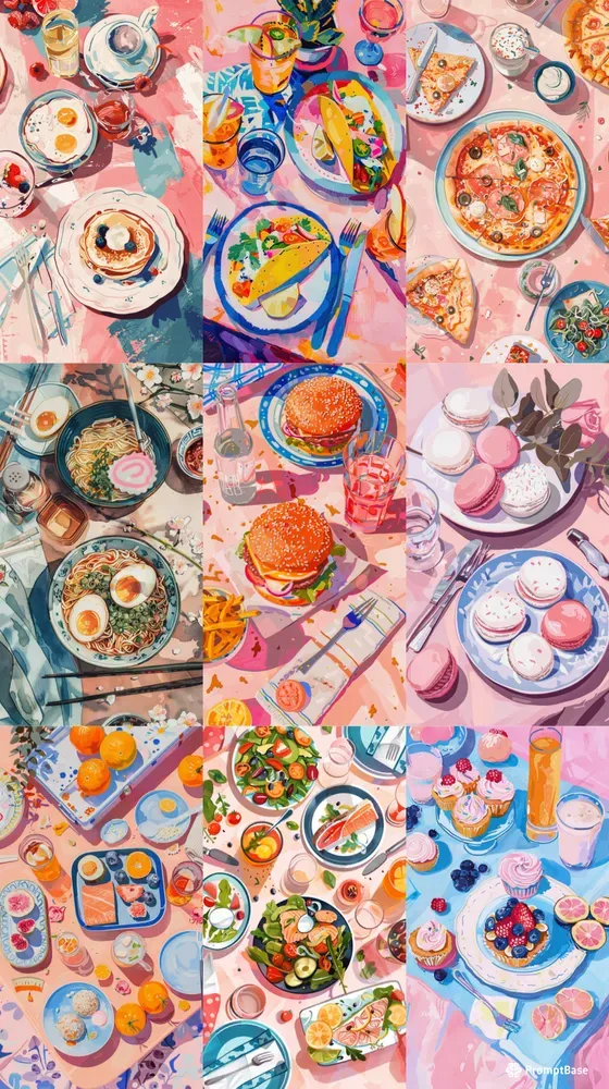 Delightfully Cute Food Illustrations