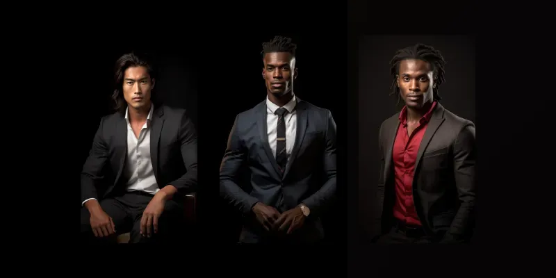 Stock Photos Of Attractive Male Models generated by undefined