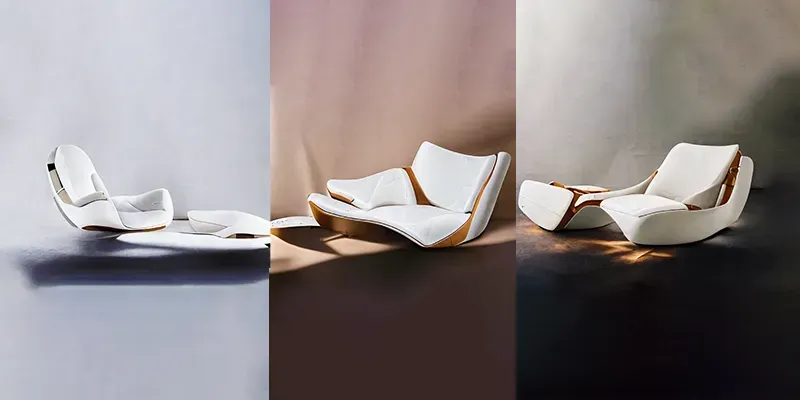 Futuristic Lounge Chair generated by undefined
