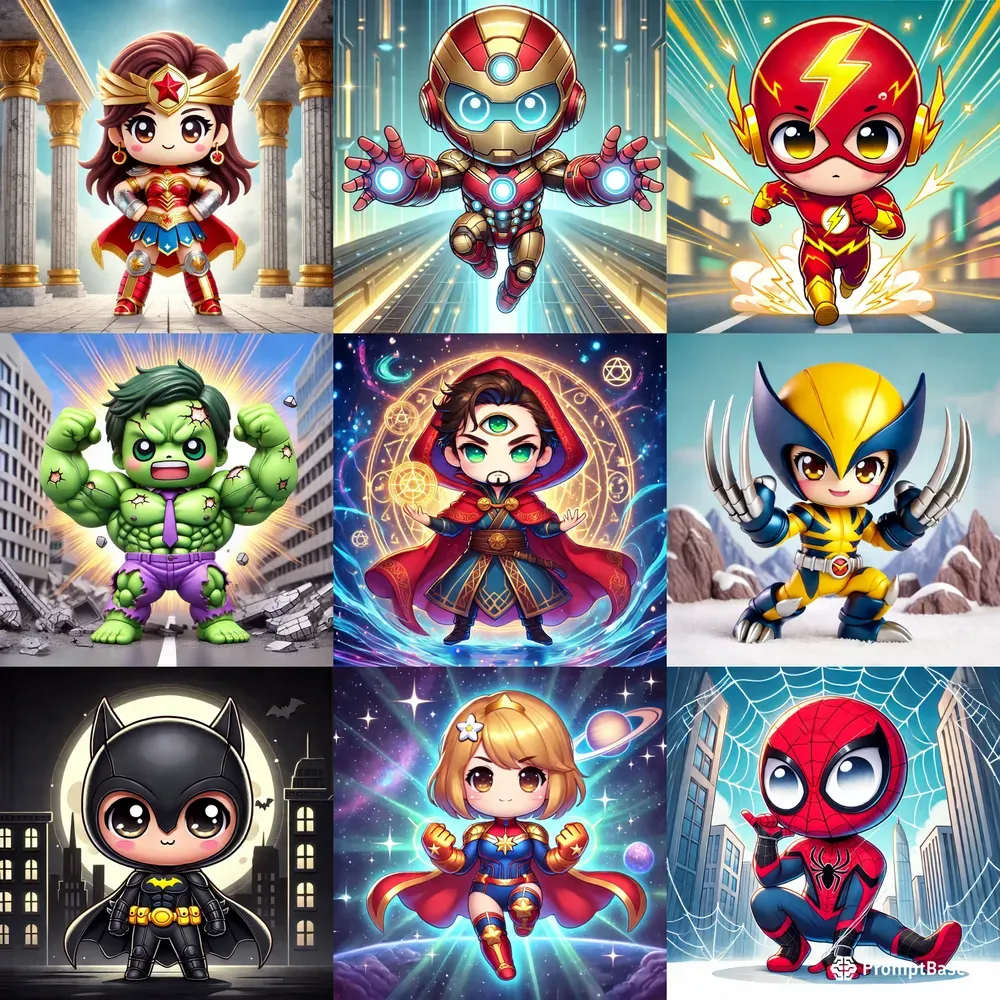 Kawaii Superhero Chibi Adventures