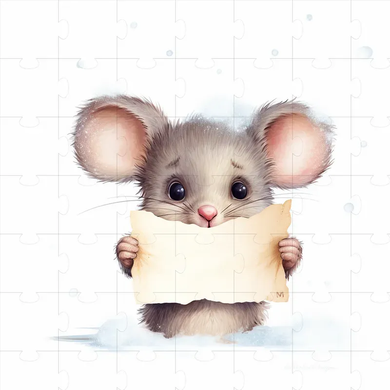 Christmas Animals With Signs Cliparts