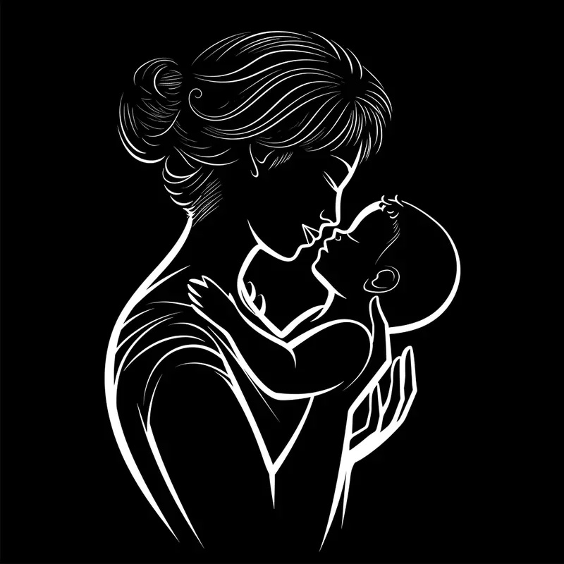 Silhouette Art In Black And White