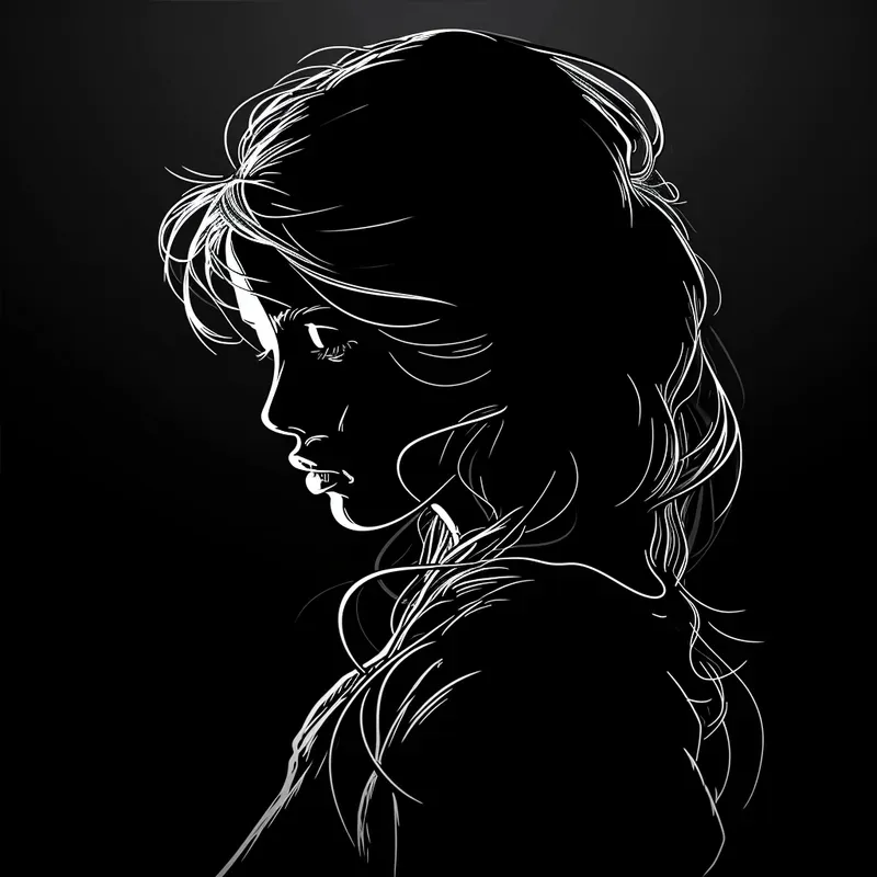 Silhouette Art In Black And White